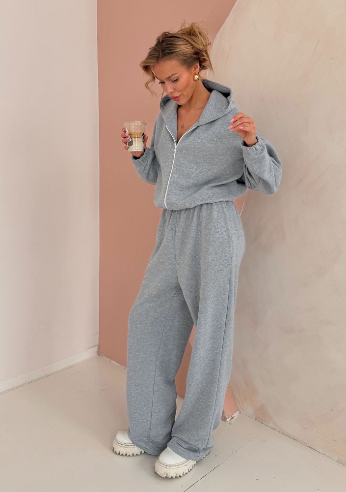 Axis - Kombinezon dresowy oversize Grey Melange