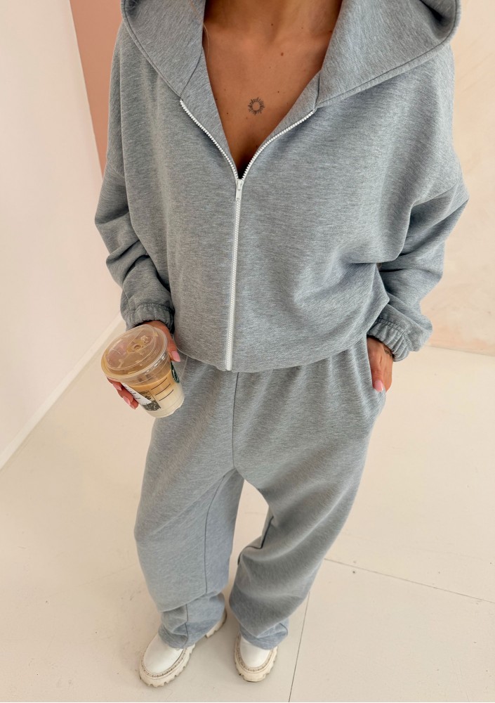 Axis - Kombinezon dresowy oversize Grey Melange