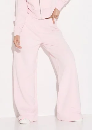 Roxy - Wide pastel pink sweatpants