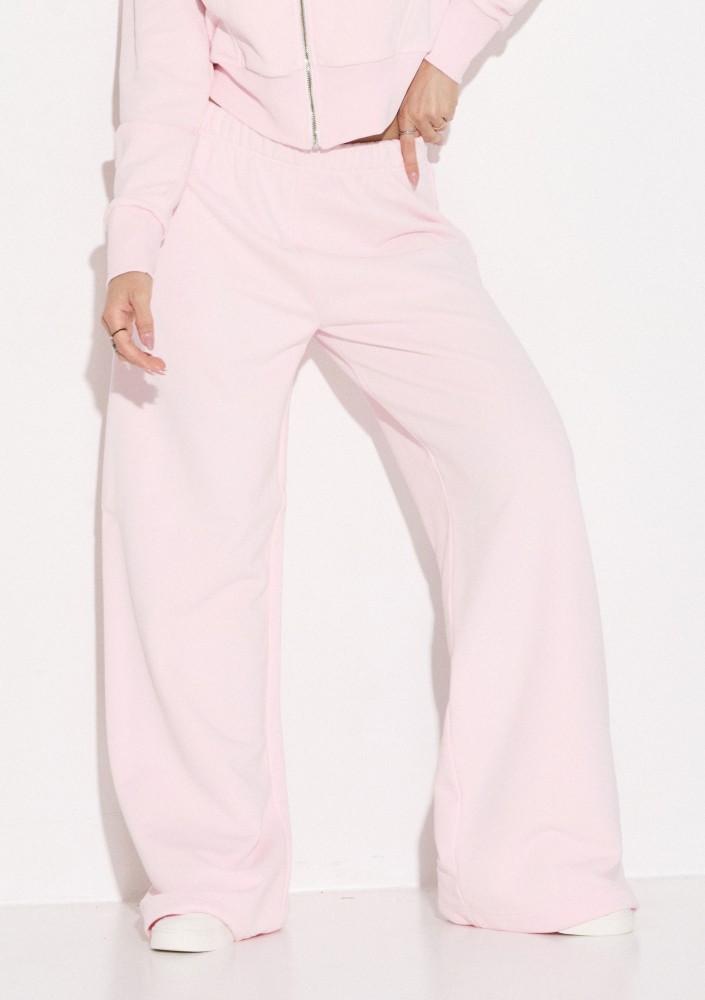 Roxy - Wide pastel pink sweatpants