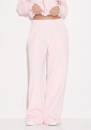 Roxy - Wide pastel pink sweatpants