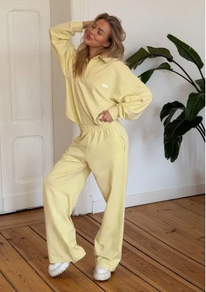 Dash - Buttery yellow cotton sweatpants