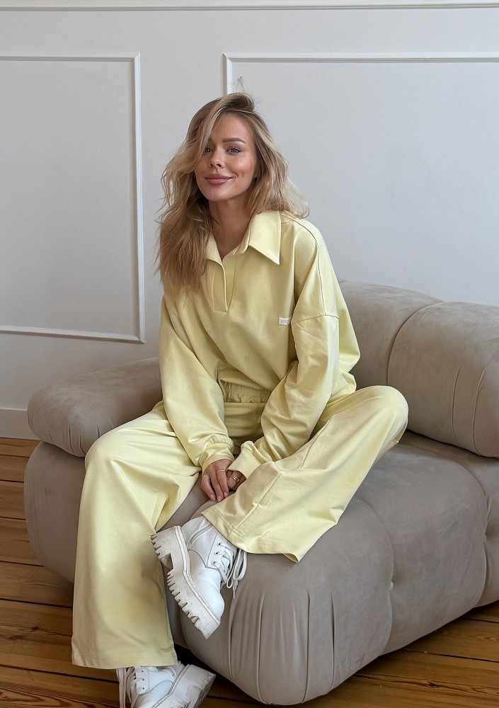 Dash - Bluza z kołnierzykiem Yellow