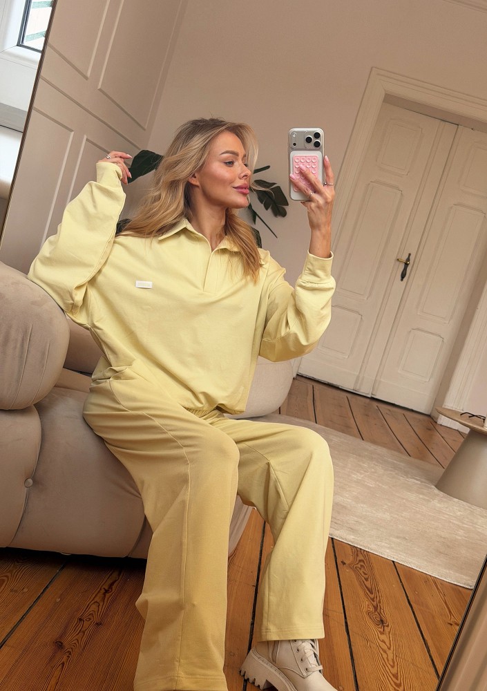 Dash - Bluza z kołnierzykiem Yellow