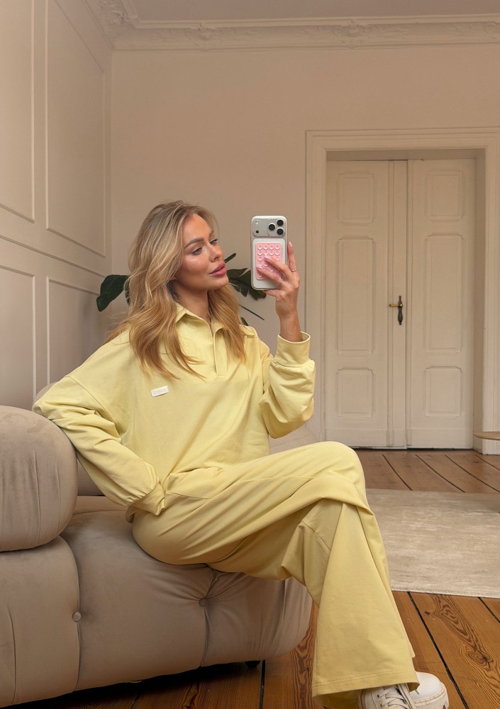 Dash - Bluza z kołnierzykiem Yellow