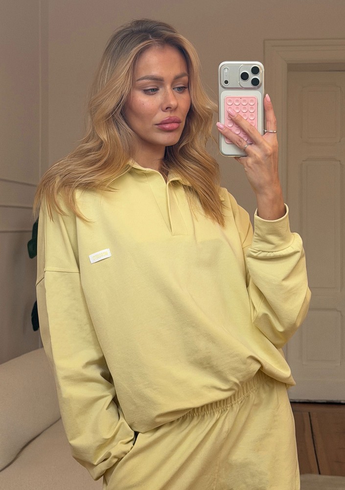 Dash - Bluza z kołnierzykiem Yellow