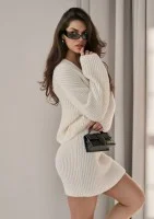 Coco Soft - Beige knitted cardigan