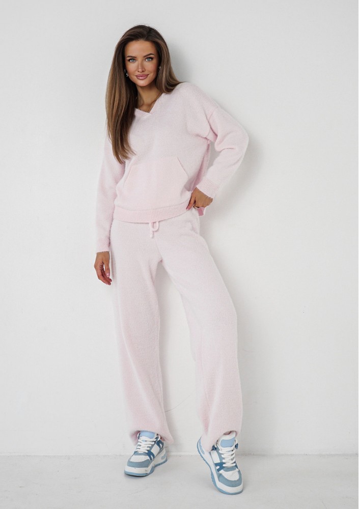 Nemi Soft - Pink knitted pants
