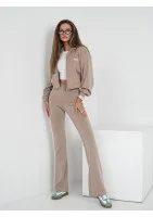 Relay - Slim fit latte beige trousers