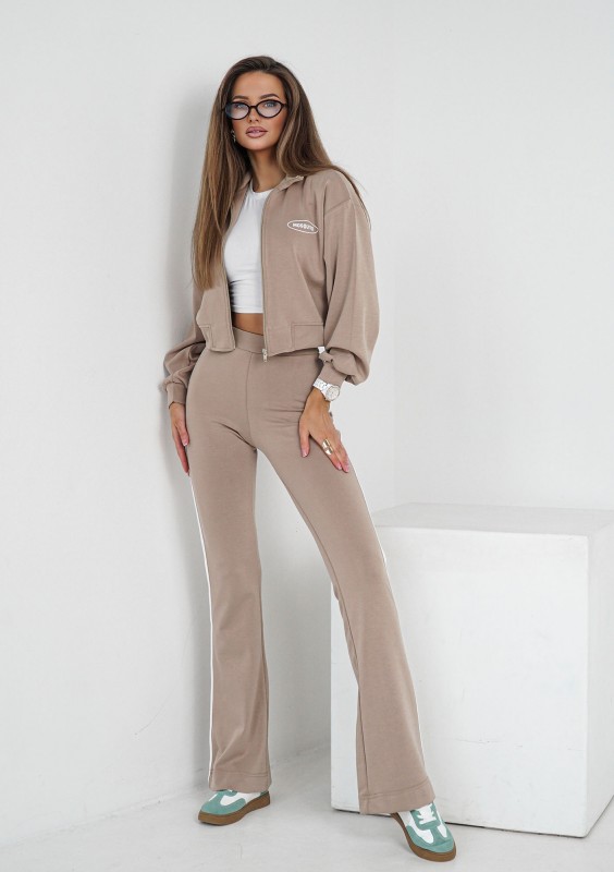 Relay - Slim fit latte beige trousers