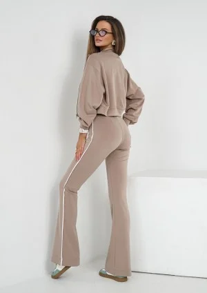 Relay - Slim fit latte beige trousers