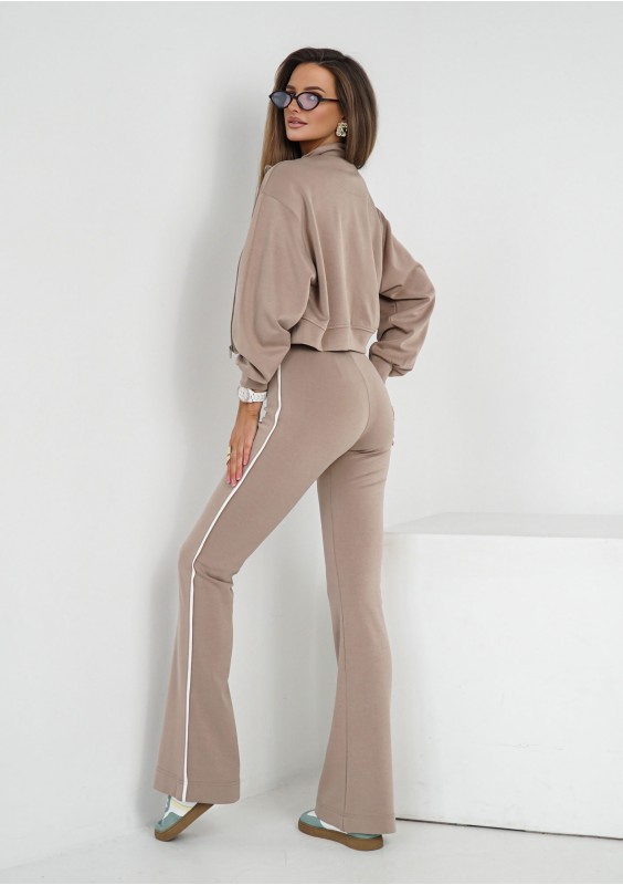 Relay - Slim fit latte beige trousers