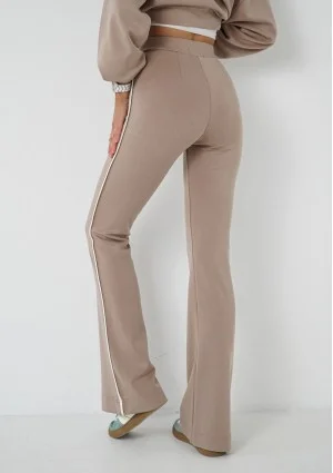 Relay - Slim fit latte beige trousers