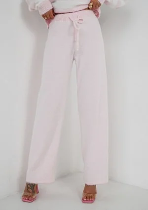 Nemi Soft - Pink knitted pants