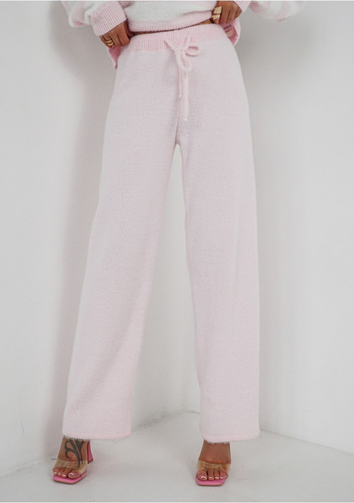 Nemi Soft - Pink knitted pants