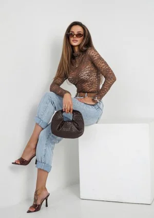 Lace - Latte beige lace top