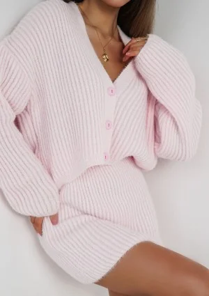Coco Soft - Pink knitted cardigan