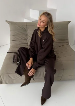 Levi - Dark chocolate brown sweatpants