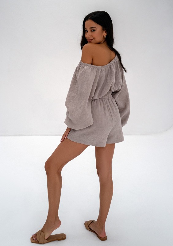 Boco - White muslin oversize top