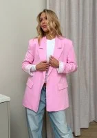Zura - Marynarka damska oversize Różowa