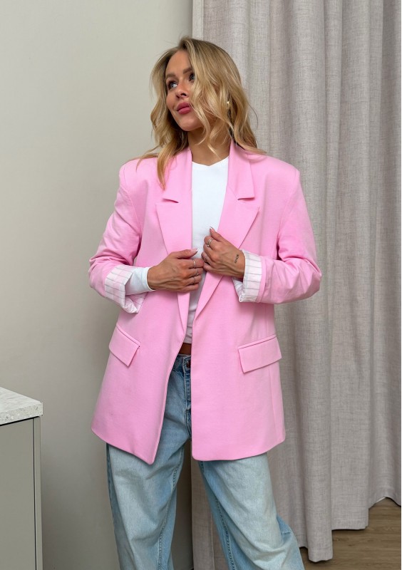 Zura - Pink oversize blazer