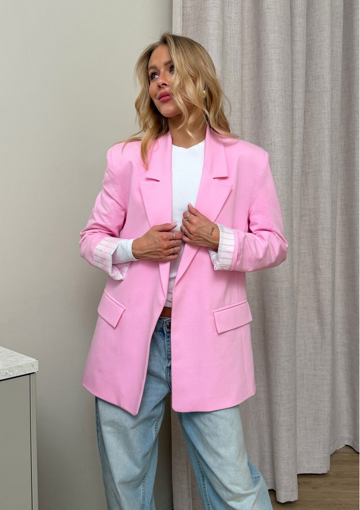 Zura - Pink oversize blazer