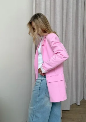 Zura - Pink oversize blazer