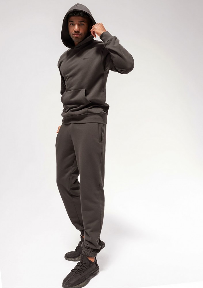 Pure - Men's graphite hoodie