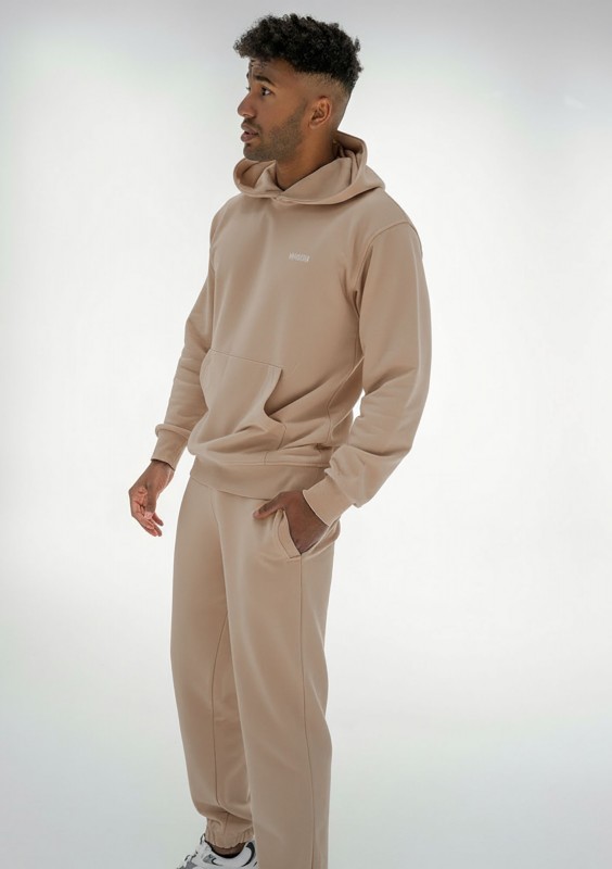 Pure - Men's sand beige hoodie