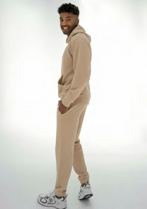 Pure - Men's sand beige hoodie