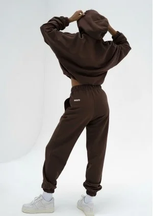Icon - Dark chocolate brown sweatpants
