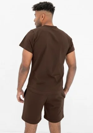 Pure - Men's dark chocolate brown sweatshorts