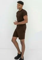 Pure - Men's dark chocolate brown T-shirt