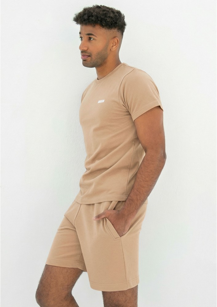 Pure - Men's sand beige T-shirt