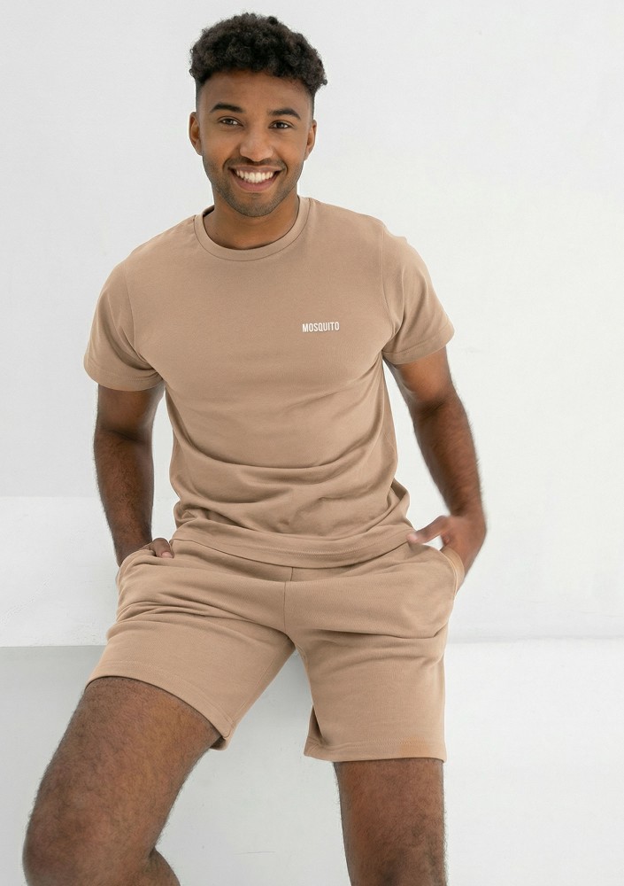 Pure - Koszulka męska Sand Beige