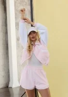 Preppy - Pastel pink shorts