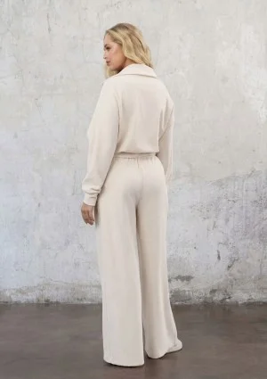 Cano - Wide coconuty frotte sweatpants