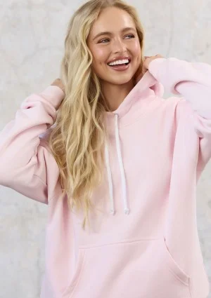 Travel - Bluza kangurka sleep mode Pastel Pink