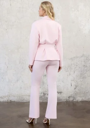 Savi - Pink bootcut trousers