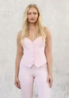 Savi - Pink zipped corset