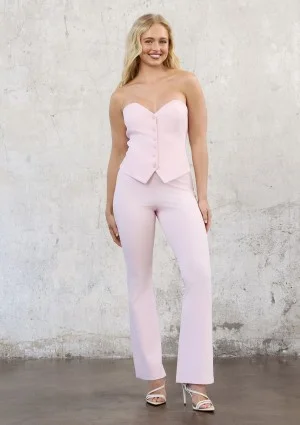 Savi - Pink zipped corset