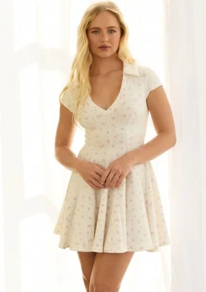 Rosie - Roses printed mini dress