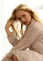 Bliss - Chiffon shirt Desert Dots