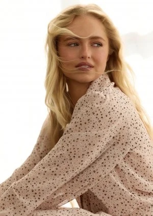 Bliss - Chiffon shirt Desert Dots