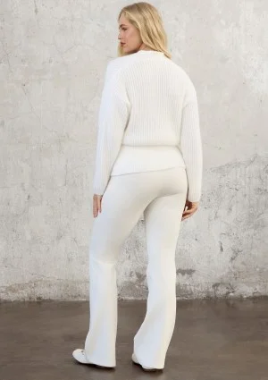 Prime - Ecru slim pants