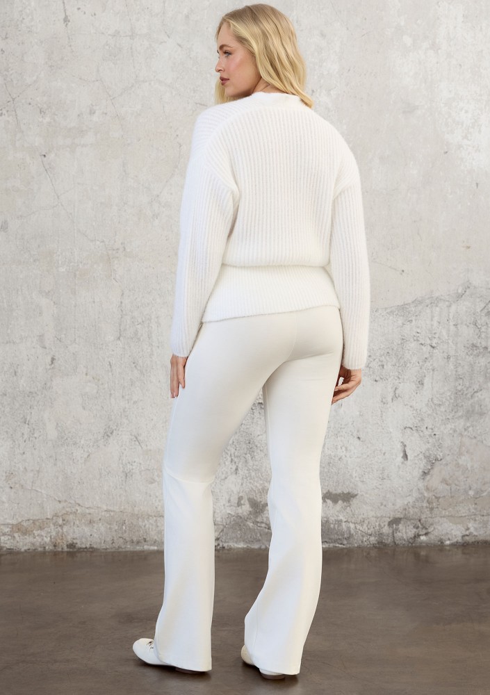 Prime - Ecru slim pants