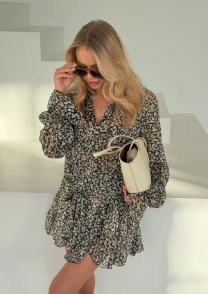 Bliss - Chiffon mini skirt Petite Flower