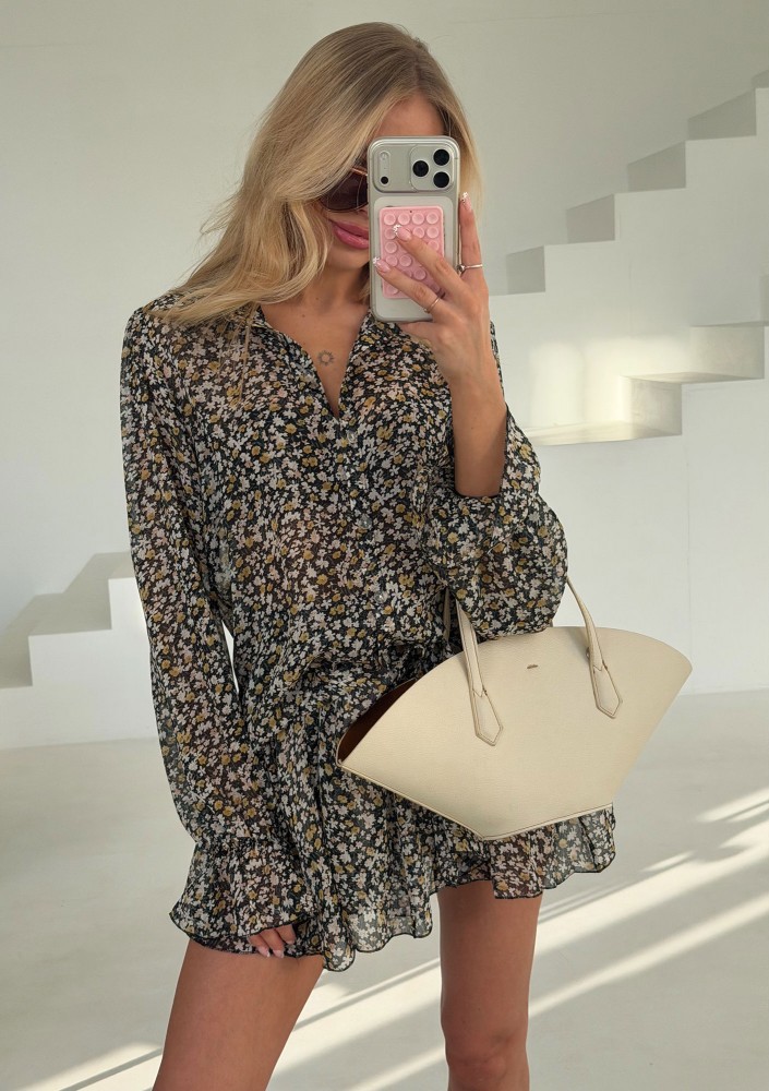 Bliss - Chiffon mini skirt Petite Flower