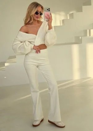 Prime - Ecru slim pants