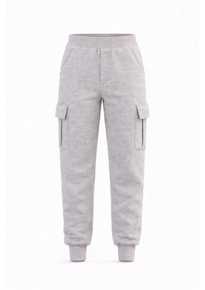 Travel - Melange grey cargo sweatpants